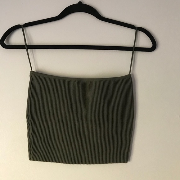 PacSun Tops - Pacsun Olive Green Tube Top